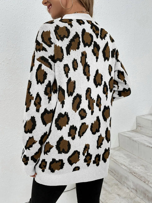 'Ulani' Animal Print Cardigan - Celes Fashion